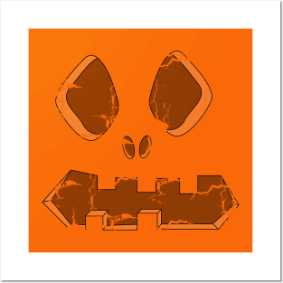 Pumpkin Head - Skeleton Posters and Art